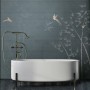 Watercolor Dark Forest Wallpaper Mural