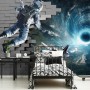 Astronaut with Galaxy Starry Wallpaper Mural