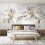 White Lily Floral Wallpaper Mural