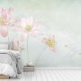 Light Pink Lotus Flower Wallpaper Mural