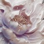 Elegant 3D Floral Pearl Wallpaper Mural