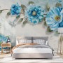 Watercolor Bohemian Floral Wallpaper Mural