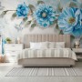 Watercolor Bohemian Floral Wallpaper Mural