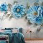 Watercolor Bohemian Floral Wallpaper Mural