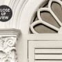 Faux Window Shutter Wallpaper Mural