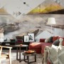 3D  Look Geometric Sea Landscape Wallpaper Mural