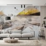 3D  Look Geometric Sea Landscape Wallpaper Mural