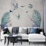Birds and Feathers Wallpaper Mural