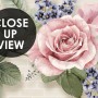 Vintage Pastel Pink Floral Wallpaper Mural
