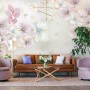 Watercolor Soft Flower Wallpaper Mural