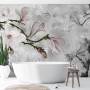 Vintage Retro Floral Bouqet Wallpaper Mural