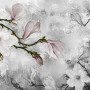 Vintage Retro Floral Bouqet Wallpaper Mural