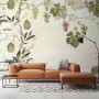 Soft Tropical Grape Trees and Durian Fruits Wallpaper Mural