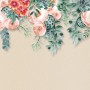Watercolor Floral Wallpaper Mural