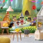 Cartoon Animals in the Woods Wallpaper Mural