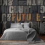 Future Typography Wallpaper Mural