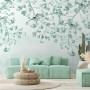 Soft Green Blossom Wallpaper Mural