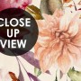 Vintage Pink Floral Wallpaper Mural