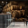 Beer Keg Pattern Wallpaper Mural
