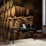 Beer Keg Pattern Wallpaper Mural