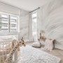 Monochrome Feather Pattern Wallpaper Mural