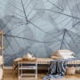 Monochrome Leaf Pattern Wallpaper Mural