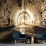 3D Look Tunnel Wallpaper Mural
