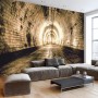 3D Look Tunnel Wallpaper Mural