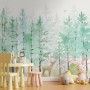 Poplar Tree Vintage Forest Wallpaper Mural