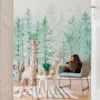 Poplar Tree Vintage Forest Wallpaper Mural