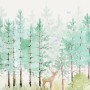 Poplar Tree Vintage Forest Wallpaper Mural