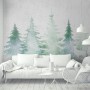 Watercolor Soft Palm Trees Wallpaper Mural