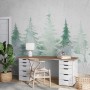 Watercolor Soft Palm Trees Wallpaper Mural