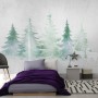 Watercolor Soft Palm Trees Wallpaper Mural