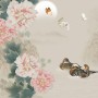 Nostalgic Peony Blossom Wallpaper Mural