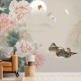Nostalgic Peony Blossom Wallpaper Mural