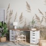 Meadow with Lake Landscape Wallpaper Mural