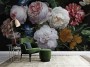 Dutch Floral Victorian Flower Bouqet Wallpaper Mural