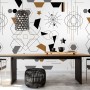 Geometric Shapes Wallpaper Mural