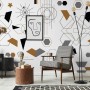 Geometric Shapes Wallpaper Mural