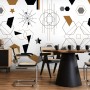 Geometric Shapes Wallpaper Mural