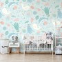Pastel Underwater Adventure Sea Life Wallpaper Mural
