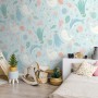 Pastel Underwater Adventure Sea Life Wallpaper Mural