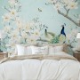 Peacock with Magnolia Blossom Wallpaper Mural