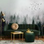 Dark Forest Misty Landscape Wallpaper Mural