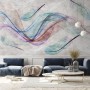 Colorful Abstract Feather Wallpaper Mural