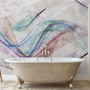 Colorful Abstract Feather Wallpaper Mural