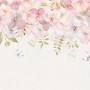 Pink Hydrangea Floral Art Wallpaper Mural