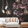 Dark Rose Floral Bouqet Wallpaper Mural
