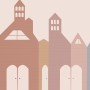 Colorful House Wallpaper Mural